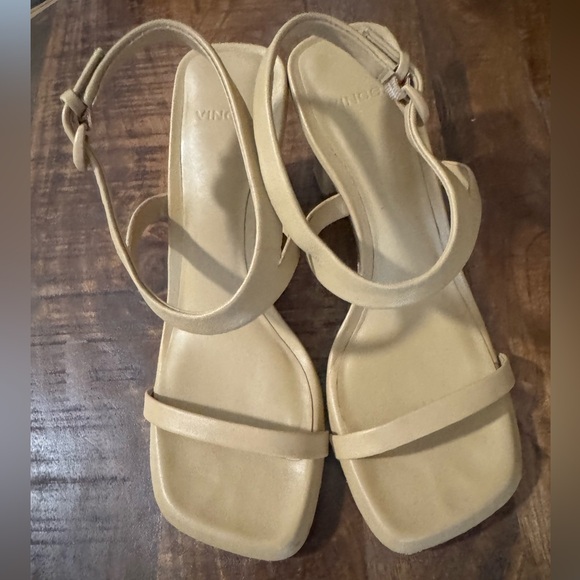 Vince |Shoes| Luella Ankle Strap Sandal Nude Heels Women's 7.5 - Picture 3 of 9